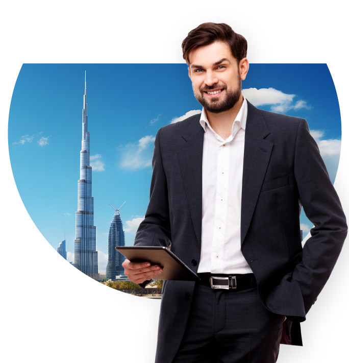 Business Advisor and Burj Khalifa